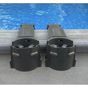 ND Premium Design Black Above Ground Pool Cup Drink Holder Pack Of 2